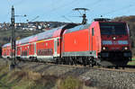 20.11.2016 RE Stuttgart - Ulm, Streckenabschnitt Uhingen 146 206