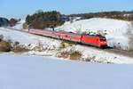 Nach wie vor verrichtet die Baureihe 101 auch beim München-Nürnber-Express zuverlässig ihren Dienst.