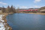 RB 59092 von München nach Nürnberg bei Pappenheim, 24.03.2018