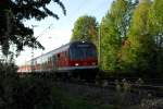 Hier die RB nach Plattling am 2.09.2009 Schublok war eine 111. Mangolding