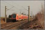 RE Mnchen Hbf - Nrnberg Hbf ber Regensburg am 31.03.2011 in Kfering. 