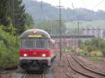 Ein Regionalexpress von Sonneberg (Thr) Hbf nach Lichtenfels fhrt am 11.
