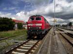 218 460-4 mit RB nach Fssen am 16.08.11 in Marktoberdorf 