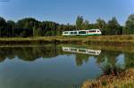 VBG 74248 von Regensburg Hbf nach Marktredwitz bei den Waldseen kurz vor Wiesau (Oberpf), 07.09.2013