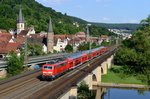 Der RE 4620 von Würzburg HBF nach Frankfurt am Main HBF wurde am 18.