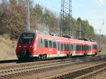 442 131 / 442 631 als RB 22 aus Richtung Flughafen Berlin Schönefeld kommend auf der  Fahrt nach Potsdam am 08.