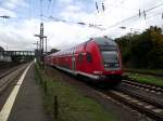 Doppelstock Steuerwagen am 17.10.13 in Mainz-Bischofsheim auf der Linie RB75