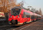 Ostseehamster 442 841-3 als S1(Warnemünde-Rostock)bei der Einfahrt im Haltepunkt Rostock-Holbeinplatz.28.03.2017 