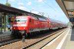 DB RE1 Hansa-Express (BR 120 - 120 204-3) Schwerin Hbf am 18.