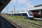 start VT 648 486 (95 80 0648 486-8 D-RVSD) als RB 14420 aus Buchholz (Nordheide), am 11.07.2023 in Hannover Hbf.