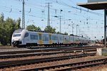 Nachschuss auf MRB 460 011-0, der am 14.06.2015 zusammen mit MRB 460 501-0 als MRB26 (Koblenz Hbf - Köln Hbf) durch Koblenz Lützel gen Andernach fuhren.