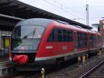 Seltener Gast in Rostock 642 177-0 vom BW Dresden-Altstadt als RB12 von Rostock Hbf Richtung Graal-Mritz kurz nach der Ankunft im Rostocker Hbf.(05.03.2011) 