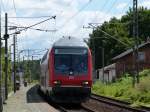 Voller Fhrerstand,hier die Regionalbahn bei der Durchfahrt in Dresden Cotta am 22.07.12