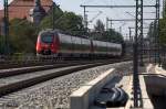 RE 50  auf der Fahrt nach Leipzig  Hbf in Radebeul West.