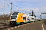 ODEG 3462 006-2 als RE 73729 von Brandenburg Hbf nach Magdeburg Hbf, am 05.04.2024 in Magdeburg-Neustadt.