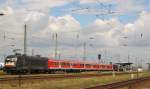 DB ES 64 U2-014 mit der RB 16315 von Eisenach nach Halle (S) Hbf, am 25.06.2012 in Grokorbetha.