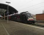 DB 182 599-1 mit der RB 16320 nach Eisenach, am 23.11.2015 in Halle (S) Hbf.