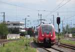 442 272 durchfhrt am 31.Juli 2016 als RE 29356 nach Leipzig Hbf den Bahnhof Grokorbetha.