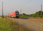 Die RB 16392 von Erfurt Hbf nach Sömmerda, am 12.08.2015 in Stotternheim.