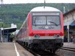 Dieser RE-Zug fuhr am 12.05.07 von Stuttgart Hbf nach Aalen. Hier stand er in seinem Endbahnhof Aalen. Dieser Zug fuhr nach 10 mintigem Aufenthalt wieder zurck nach Stuttgart Hbf.
