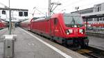 DB 147 019 mit dem IRE 19030 nach Karlsruhe Hbf, am 13.01.2019 in Stuttgart Hbf.