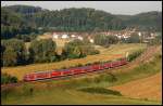 Ein RegionalExpress in Richtung Ulm.