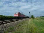 Am 14.08.2012 kam 111 062-6  Neuenburg am Rhein  mit einer RB nach Neuenburg (Baden).