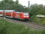 146 109-4 schob einen RE am 25.08.2012 nach Mllheim (Baden).