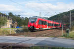 442 104+275 als RB 59361 Saalfeld-Nürnberg am 24.10.2014 in Unterloquitz.