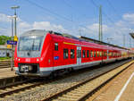 BR 440 538-7 steht als RB nach Treuchtlingen in Ansbach, 10.02.2018.