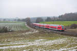 RE 4859 von Nürnberg Hbf nach München Hbf bei Edlhausen, 22.11.2018