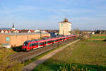 442 306 DB Regio als RE 4781/4981 (Würzburg Hbf / Ludwigstadt - Nürnberg Hbf) bei Hirschaid, 24.04.2021