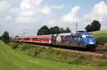 101 070 (Die Adler) mit RE 4043 bei Pfaffenhofen (12.08.2007)