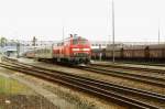 218 276-4 mit RB 30268 Regensburg-Weiden am 29.03.2001 in Schwandorf.