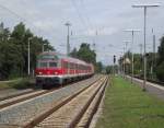 Eine Regionalbahn von Lichtenfels nach Bamberg verlsst am 6.