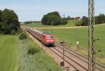 111 023-8 mir RE von Mnchen nach Salzburg bei Stra am 29.06.2012