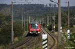 DB 440 805-0 Alstom Coradia Continental als RB 58111 Wrzburg - Treuchtlingen, KBS 920 Wrzburg - Treuchtlingen, fotografiert bei Drflein am 26.08.2011