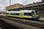 Hier 650 701-5 als ag84554 von Hof Hbf. nach Bayreuth Hbf., dieser Triebwagen stand am 18.8.2014 in Hof Hbf. 