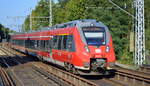 Der RB24 nach Senftenberg mit 442 333 am 20.09.18 in Berlin-Buch Richtung Bf. Berlin-Hohenschönhausen.