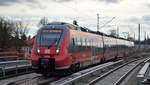 DB Regio Nordost mit 442 329 als RB 24 nach Eberswalde Hbf. am 28.01.21 Berlin Karow.  