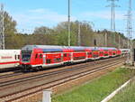 Steuerwagen als RE 5 nach Rostock am 09. Mai 2021 in Diedersdorf.