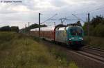 182 013-3  BUGA 2015 In der Havelregion  mit dem RE1 (RE 18125) von Magdeburg Hbf nach Eisenhttenstadt in Brandenburg. 13.08.2013