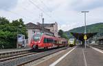 DB Regio 442 109/609 als RB 40 (15117)  Mittelhessen-Express  beginnt am 03.06.17 seine Fahrt von Dillenburg nach Frankfurt (Main) Hbf.