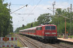 RB68 und 111 061 @ Darmstadt Eberstadt am 08 Juli 2017