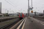 Am 10.11.2017 erreicht eine RB aus Wiesbaden den Hauptbahnhof von Darmstadt.