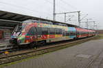 442 354-7 als S1(Rostock-Warnemünde)kurz vor der Ausfahrt im Rostocker Hbf.08.12.2017