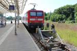 DB RE7 (BR112, 112 102-9) Wismar am 18. Juli 2013.