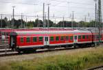 AByuuz 407.2 von DB-Regio Nordost Rostock stand am 12.07.2014 ohne Lok im BW Rostock Hbf abgestellt.