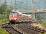 111 116-0 mit RE 7 Rhein-Mnsterland-Express (Krefeld-Rheine).