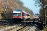 928 681 Regio nach Trier kurz hinter Bf Euskirchen - 10.12.2013